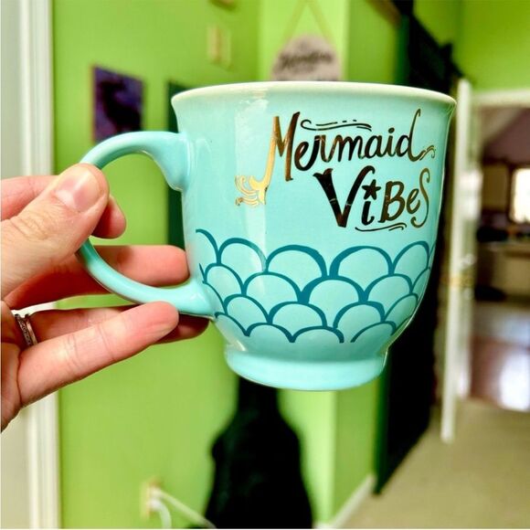 Magical Mystical Fairytale Mermaid Ceramic Coffee Tea Kitchen Nautical Sea Mug - Picture 2 of 6